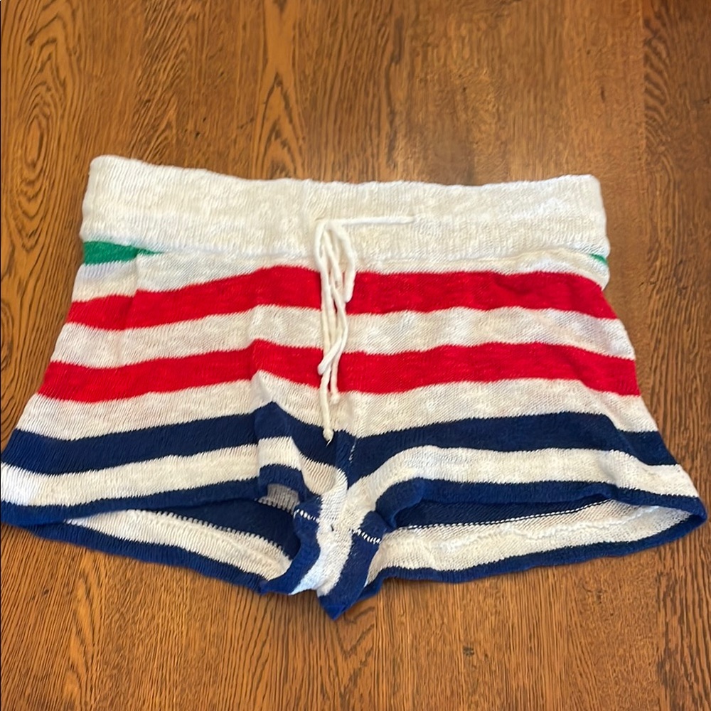 Striped Knit Shorts